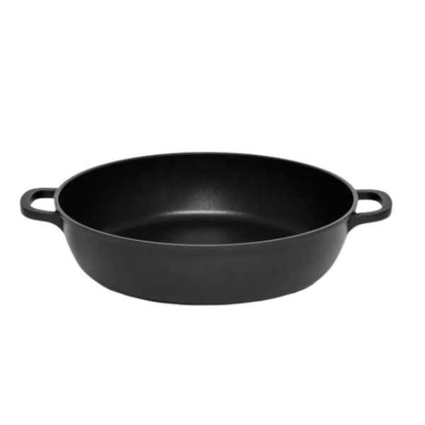 Titanová pánev  s poklicí 40 cm Black Indukce