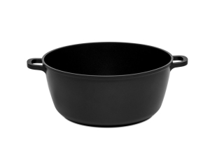 Titanový hrnec s poklicí 40 cm Black Indukce